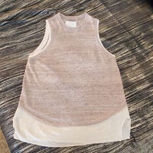 Beautiful Bronchu Walker 100% linen tank size L